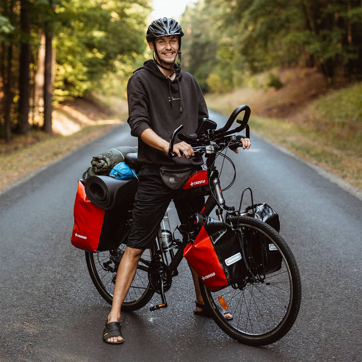 Crosso Dry 30 bicycle panniers – bicycle panniers made in EU